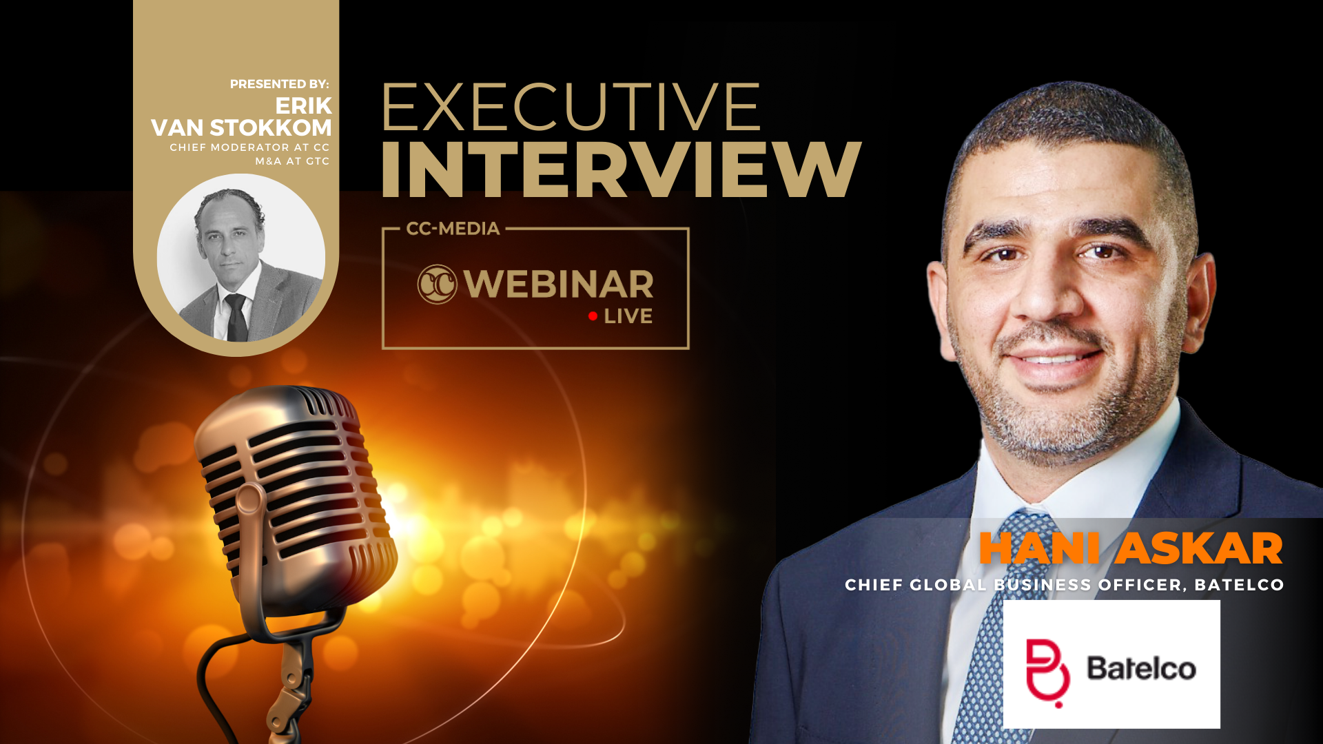 CC-Executive Interview with Hani Askar, Chief Global Business Officer at Batelco